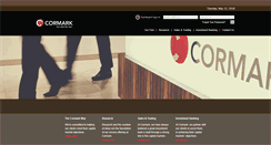 Desktop Screenshot of cormark.com